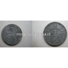 2h 1924 1/1 - 2 haléř ČSR